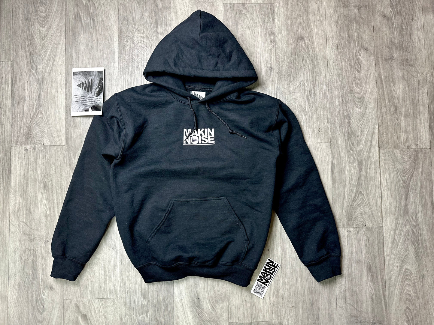 ￼Embroidered Makin Noise Hoodie